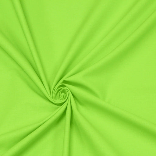 Tissu de coton uni vert pistache BENJAMIN - OEKO - TEX® - TissusPapi.com