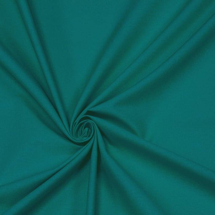 Tissu de coton uni vert canard BENJAMIN - OEKO - TEX® - TissusPapi.com