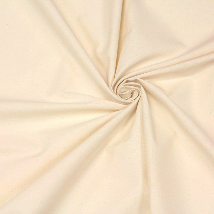 Tissu de coton uni écru BENJAMIN - OEKO - TEX® - TissusPapi.com