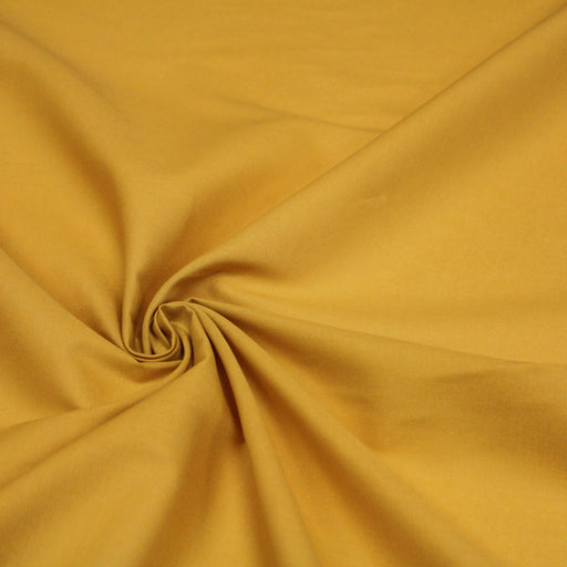 Tissu de coton uni jaune JAUNE DE JOUY - Oeko-Tex - tissuspapi