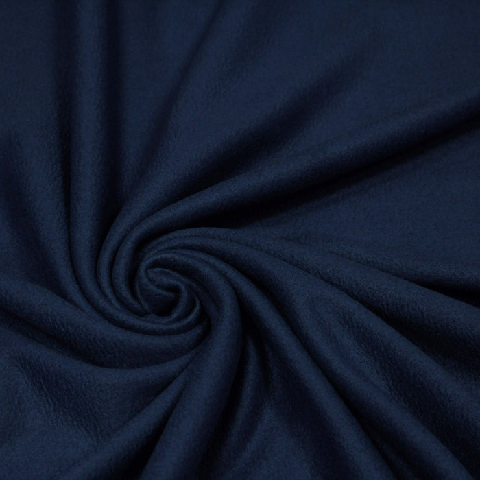 Tissu Polaire bleu marine uni - TissusPapi.com