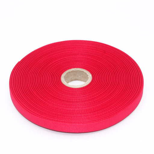 Ruban de sergé rose framboise 10mm - Galette de 50 mètres - Fabrication française - TissusPapi.com