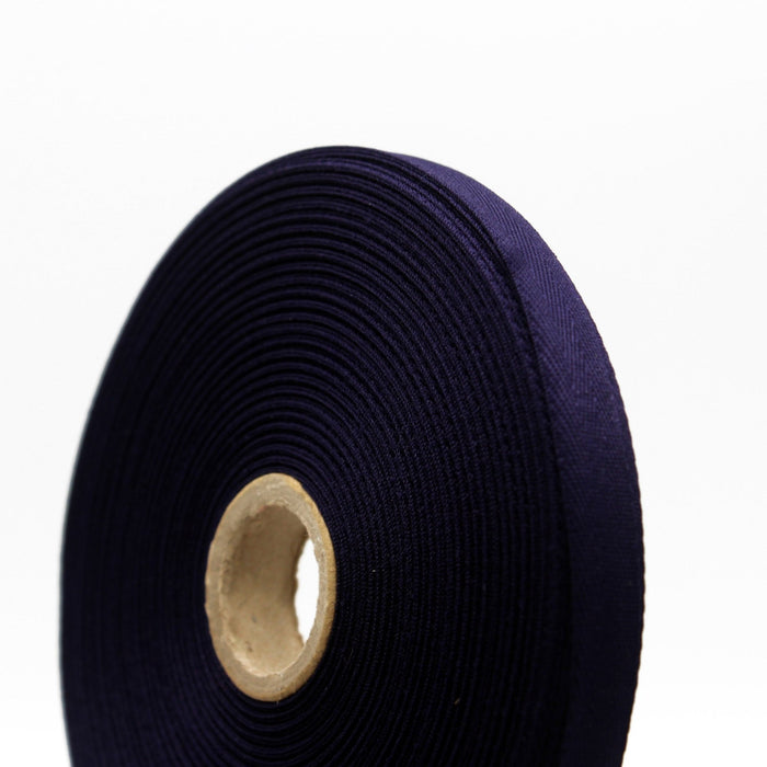 Ruban de sergé violet aubergine 10mm - Galette de 50 mètres - Fabrication française - TissusPapi.com