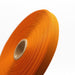 Ruban de sergé orange 10mm - Galette de 50 mètres - Fabrication française
