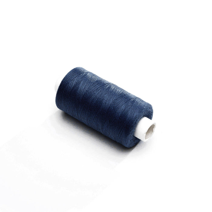Bobine de fil bleu pétrole - 500m - Fabrication française - Oeko - Tex - TissusPapi.com