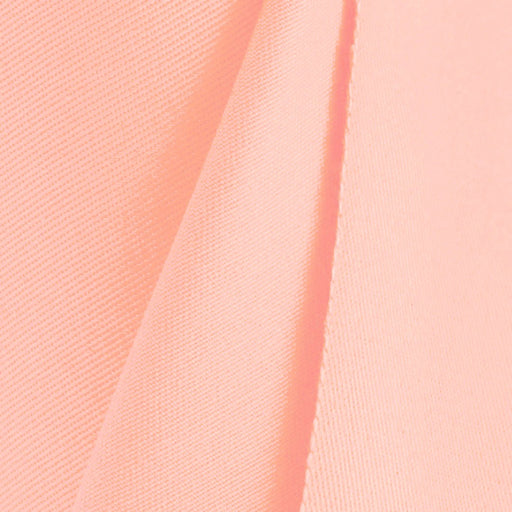 Tissu gabardine de coton LUXE - sergé de coton rose dragée - 280gr-m2 - Fabrication française - Oeko-Tex - tissuspapi