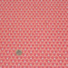 Tissu de coton motif traditionnel japonais géométrique KIKKO corail - Oeko-Tex