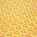 Tissu de coton motif traditionnel japonais géométrique KIKKO jaune moutarde - Oeko-Tex - tissuspapi