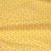 Tissu de coton motif traditionnel japonais géométrique KIKKO jaune moutarde - Oeko-Tex