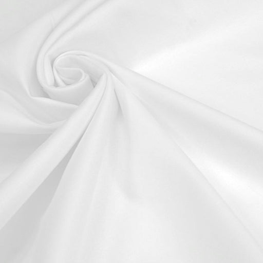 Tissu de coton blanc uni - toile à drap - Grande largeur 280cm - tissuspapi