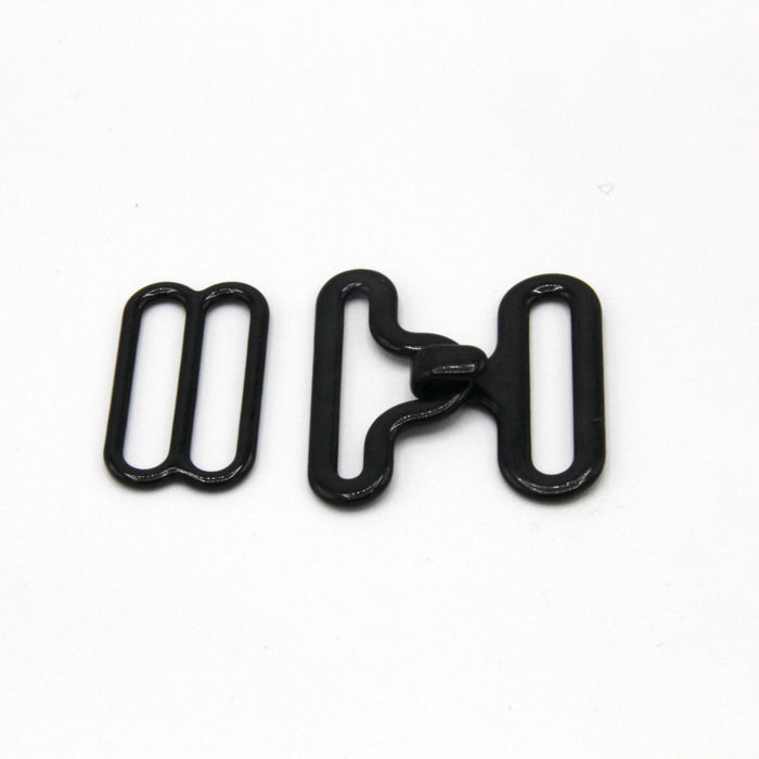 Attache noeud papillon noire, 18mm - TissusPapi.com