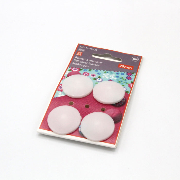 Lot de 4 boutons à recouvrir, 29mm - TissusPapi.com