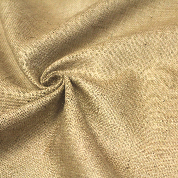 Tissu toile de jute naturel - 100cm de large - tissuspapi