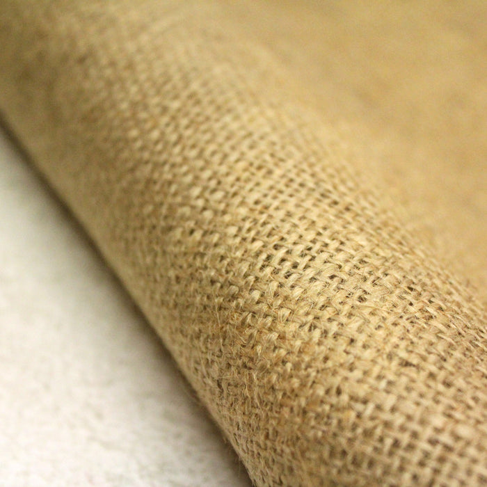 Tissu toile de jute naturel - 100cm de large