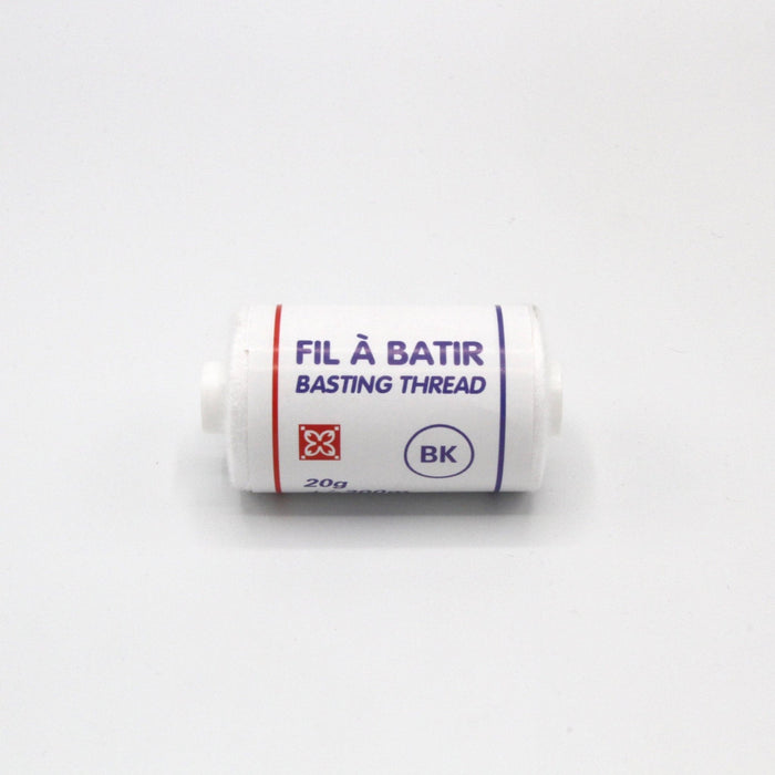 Bobine de fil à bâtir blanc - Environ 300m - TissusPapi.com