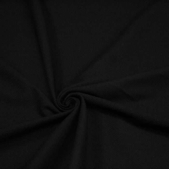 Tissu polyester lourd avec élasthanne NEW MEXICO idéal pour une petite robe noire ! - tissuspapi