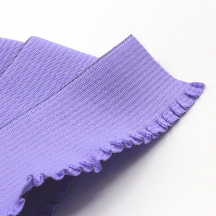 Ruban élastique jupe froufrou - Bord - côte pour jupe violet parme, 6cm - TissusPapi.com