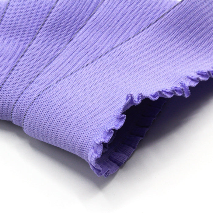 Ruban élastique jupe froufrou - Bord - côte pour jupe violet parme, 6cm - TissusPapi.com