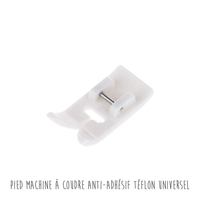 Pied machine à coudre anti - adhésif téflon universel - TissusPapi.com