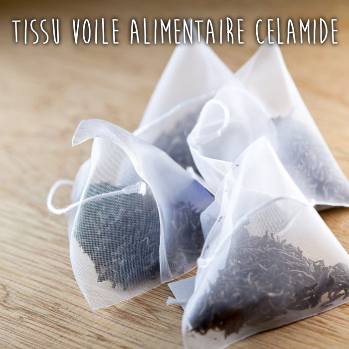 Tissu voile alimentaire CELAMIDE, contact alimentaire certifié - 100% biodégradable - TissusPapi.com