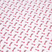 Tissu de coton aux étoiles filantes rose fuchsia, fond blanc - OEKO-TEX® - tissuspapi