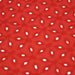 Tissu de coton broderie anglaise à fleurs, rouge 100% coton