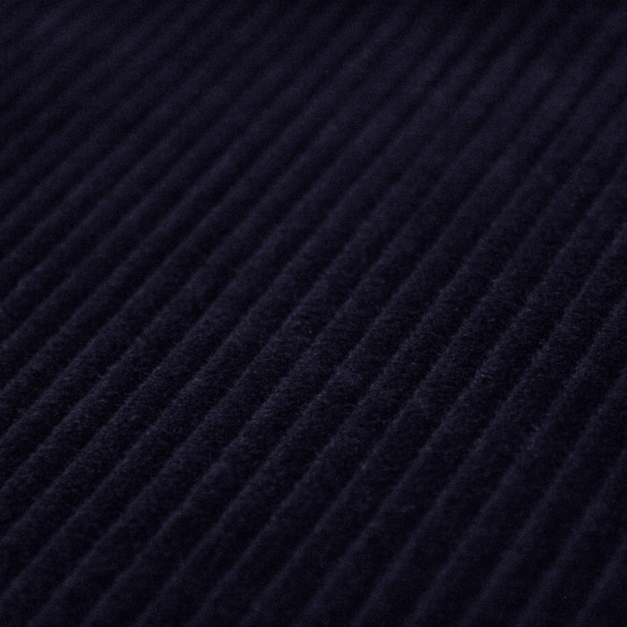 Tissu velours côtelé grosses côtes 100% coton bleu marine - OEKO-TEX®
