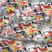 Tissu de coton motif japonais MANGA, aux personnages de manga & culture japonaise, multicolore - OEKO-TEX®