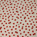 Tissu de coton façon lin aux petits coquelicots rouges - Oeko-Tex - tissuspapi