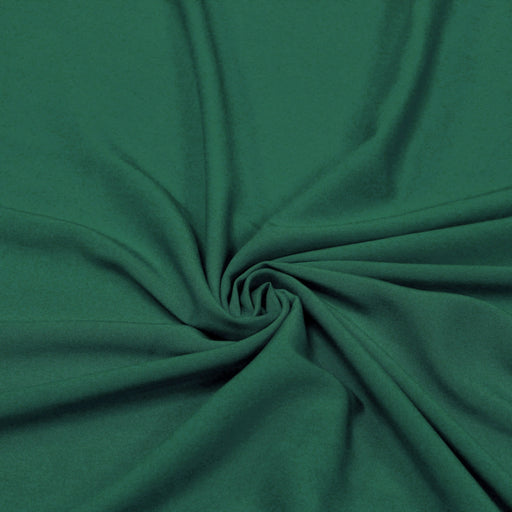 Tissu microfibre de viscose vert empire uni - Fabrication française - tissuspapi