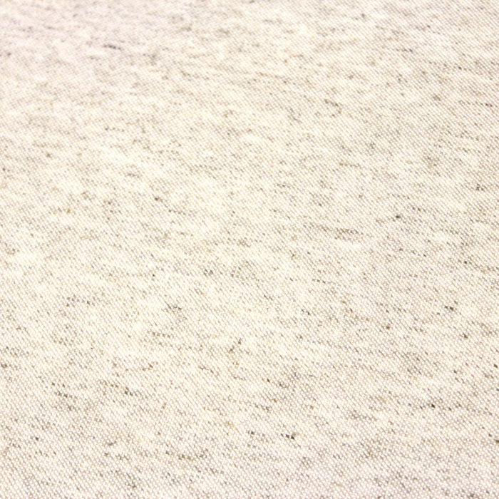 Tissu metis lin coton écru naturel uni 160cm de large, fabrication française