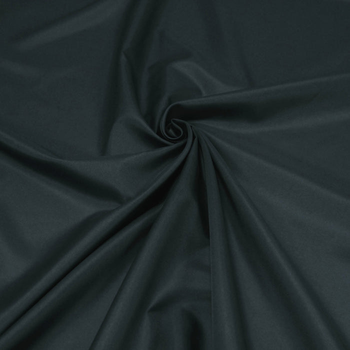 Tissu doublure de polyester gris anthracite uni - TissusPapi.com