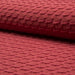 Tissu Jersey de viscose rouge marsala uni et nœuds en reliefs - tissuspapi