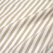 Tissu de coton aux rayures ivoire & lin, Collection ameublement VERCORS - OEKO-TEX® - tissuspapi