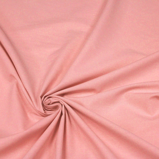 Tissu de coton uni rose thé BENJAMIN - OEKO - TEX® - TissusPapi.com