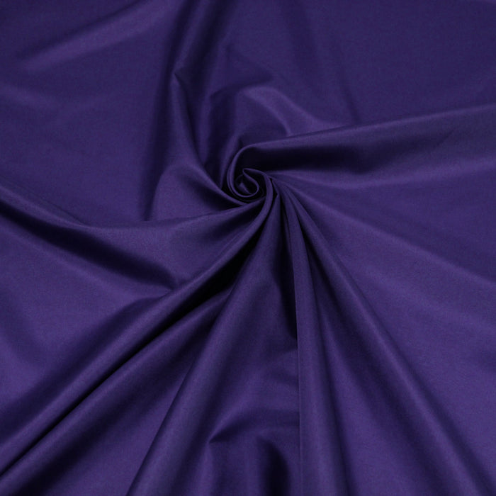 Tissu doublure pongé acetate violet uni - tissuspapi