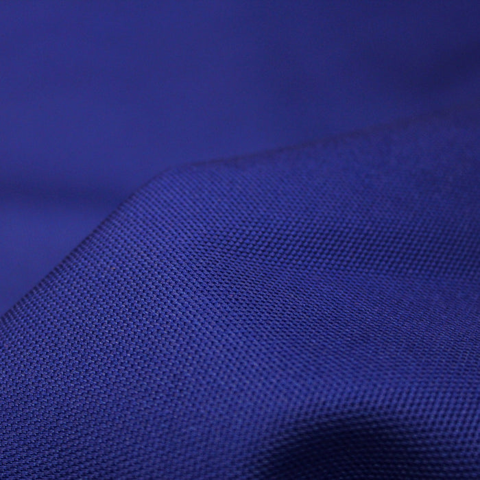 Tissu de coton demi-natté bleu roi uni - tissuspapi