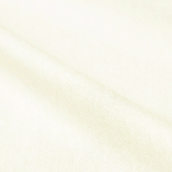 Tissu jean élasthanne blanc cassé uni - OEKO-TEX® - tissuspapi