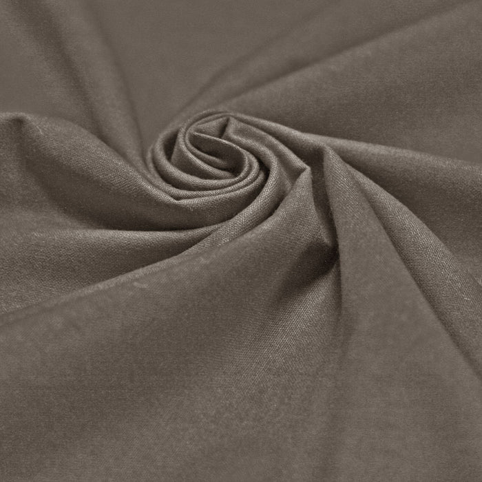 Tissu de coton uni grège BENJAMIN - OEKO - TEX® - TissusPapi.com