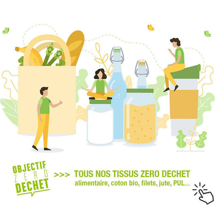 Filet, PUL, jute, gaze... Tous les tissus zéro déchet regroupés ! - TissusPapi.com