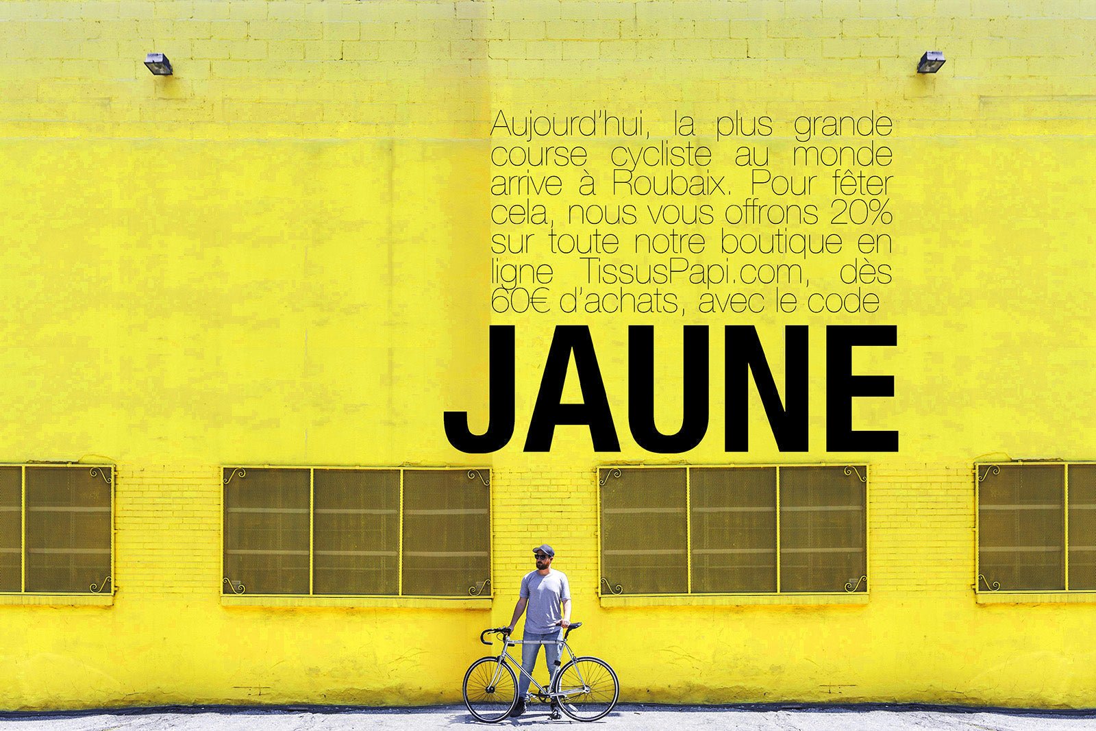 JAUNE ! - TissusPapi.com