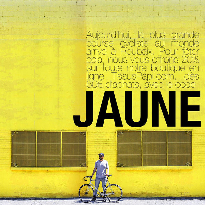 JAUNE ! - TissusPapi.com