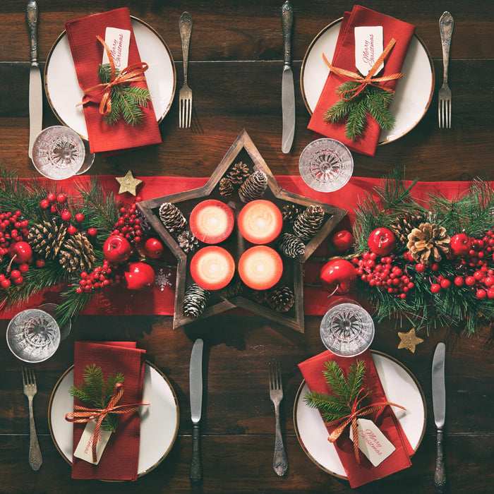 6 idées de décoration de table pour Noël