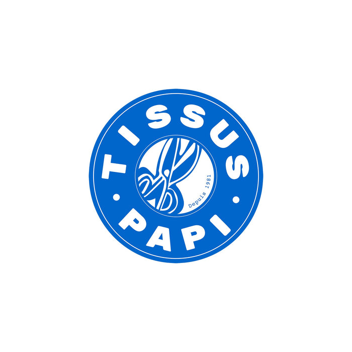 Le nouveau logo de Tissus Papi et TissusPapi.com !