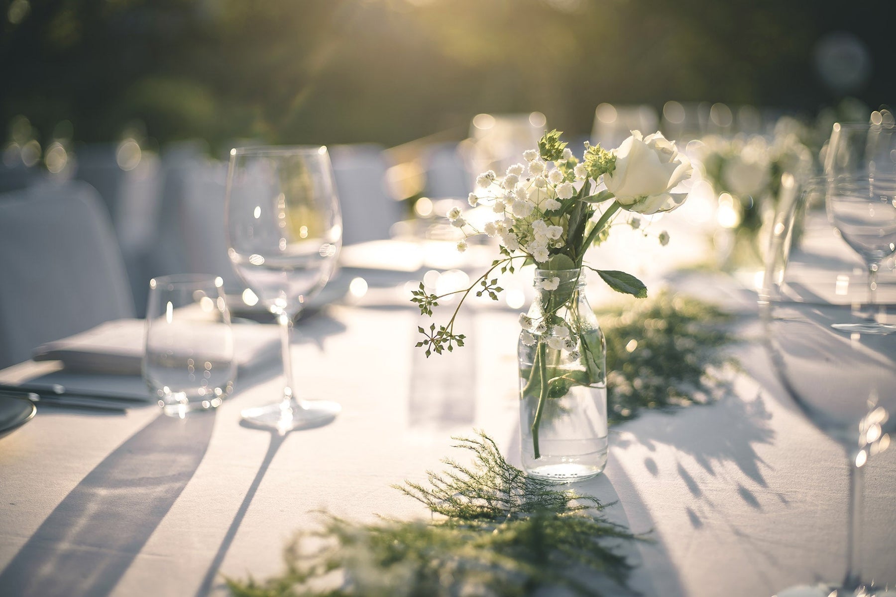 La nappe de votre mariage : pour la table, le buffet et les serviettes de table