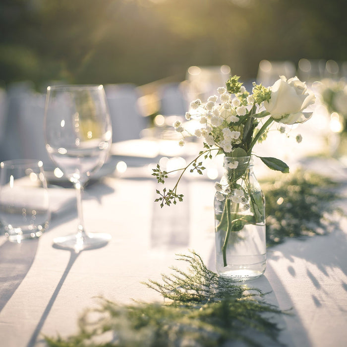 La nappe de votre mariage : pour la table, le buffet et les serviettes de table