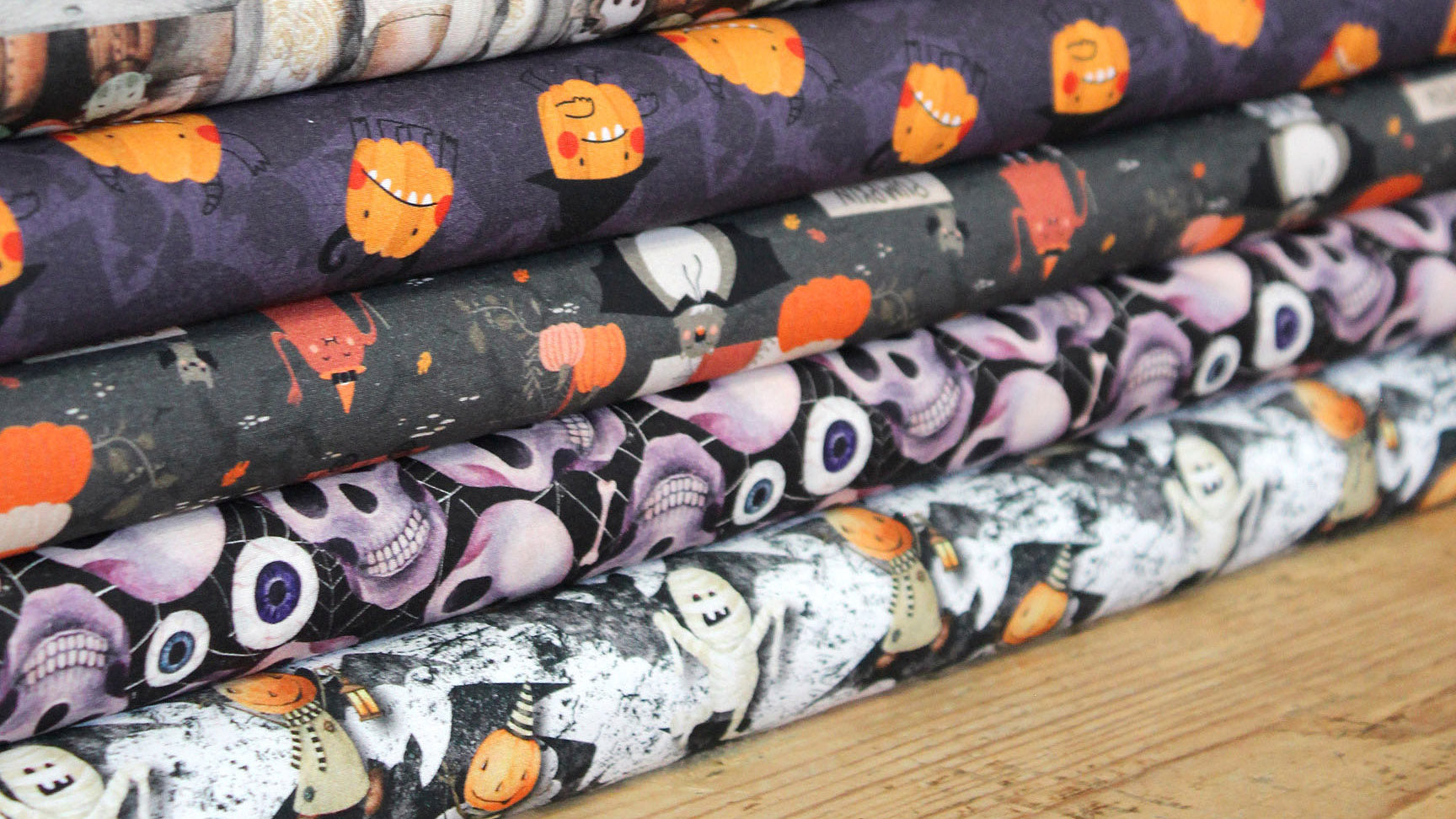 Collection Halloween : de jolis tissus qui font presque peur !