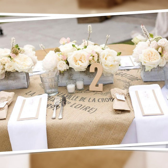 La déco toile de jute parfaite de votre mariage ! - TissusPapi.com