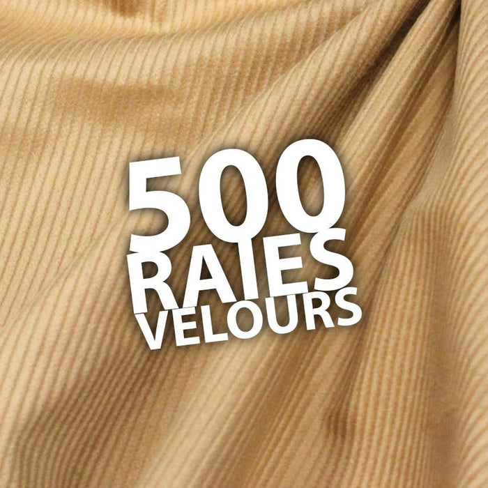 Notre collection de tissus velours côtelés 500RAIES - TissusPapi.com