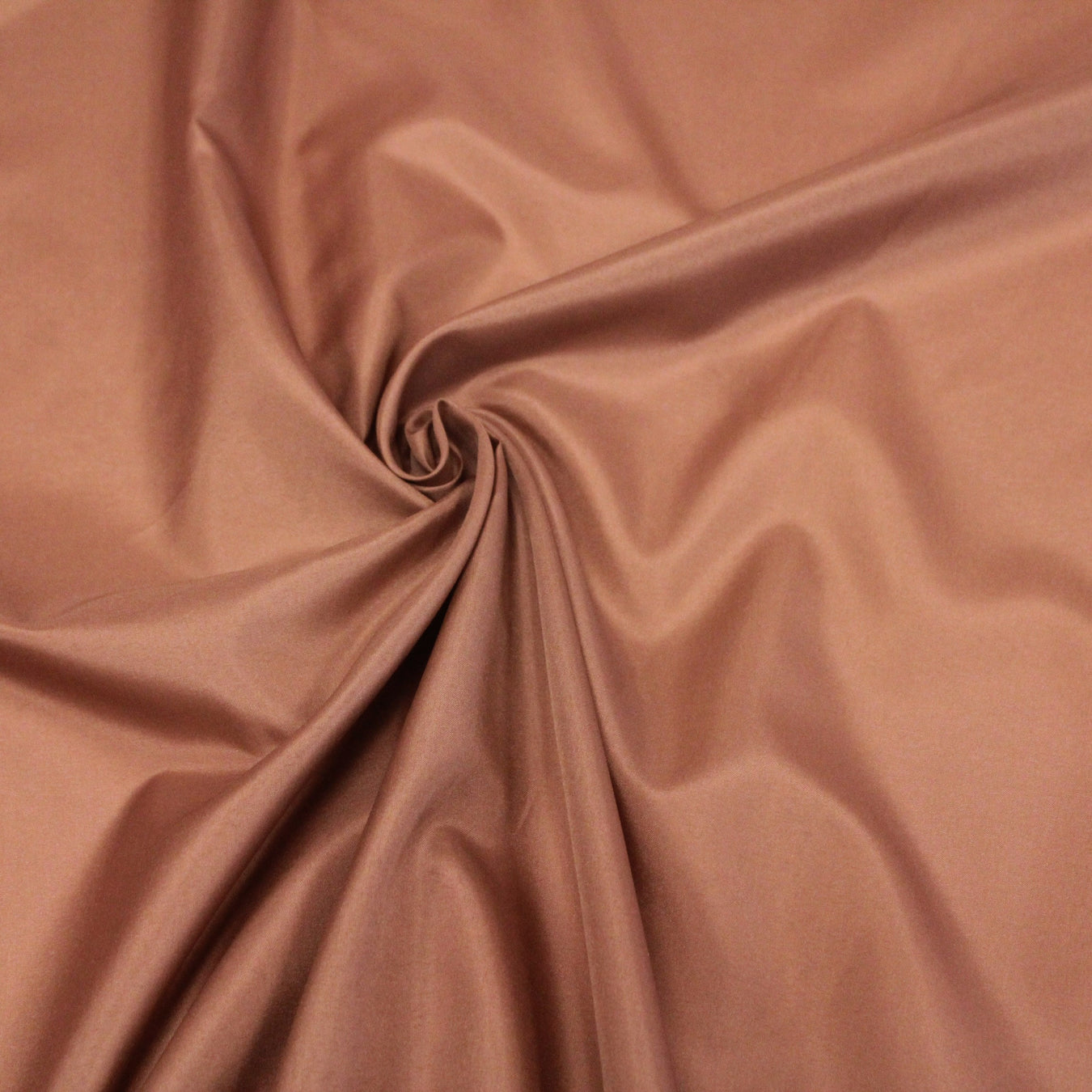 Tissu doublure beige brillant en polyester, idéal pour manteaux ou jupes